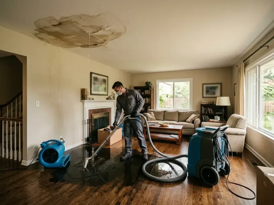 attic-pipe-burst-ceiling-drip-008 — frequently asked questions, Water Damage Restoration & Carpet Care in Rochester, PA
